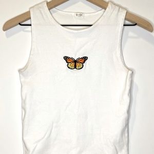 Brandy Melville Butterfly Tank